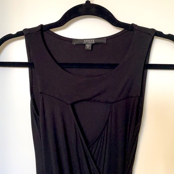 Black Guess Top with Zipper Detail - Picture 2 of 5
